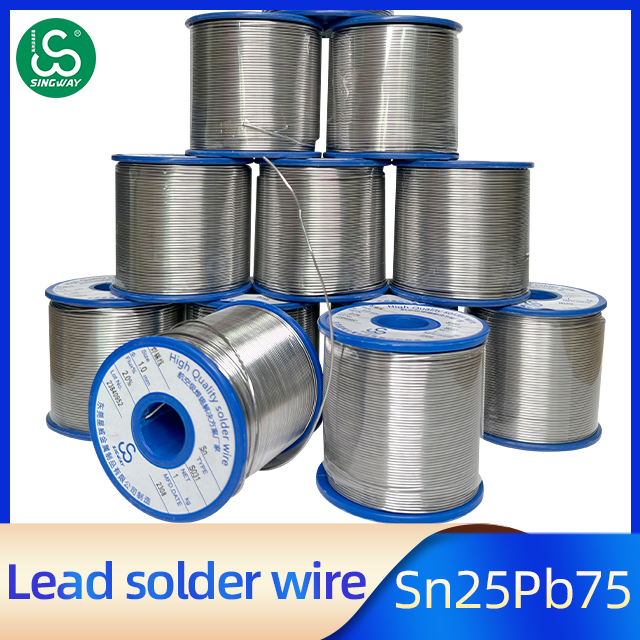 Singway solder wire for repair and repair welding Sn25Pb75