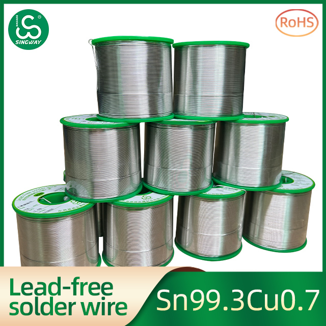  Lead-free Solder Wire, Automatic Soldering Machine Welding Special Rosin Core Tin Wire Sn99.3Cu0.7