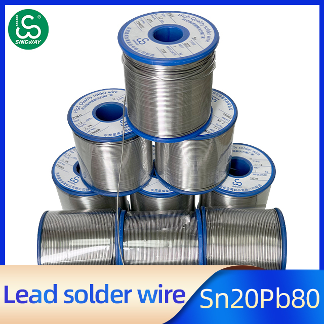 Singway rosin core tin wire Lead solder wire for electronic components Sn20Pb80