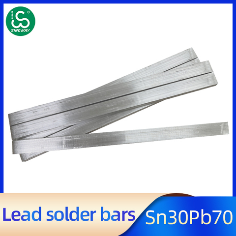 Singway solderable electrolytic 30 degree lead tin bar Sn30Pb70