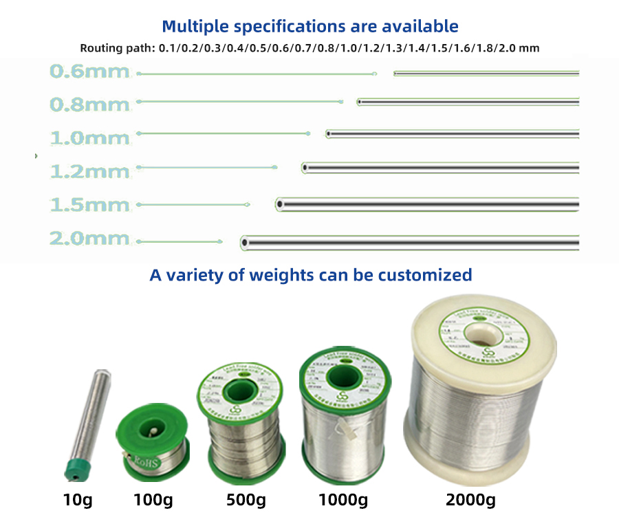 Sn5Pb95 Lead tin wire diameter