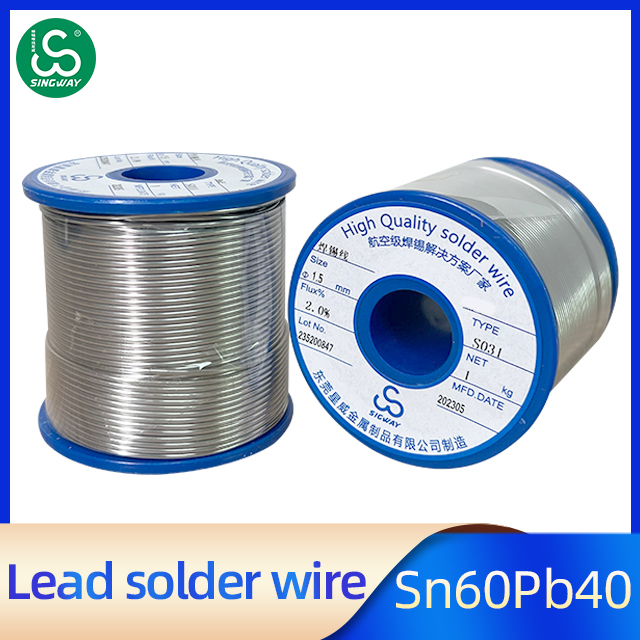 Singway 60a tin wire electrolytic tin lead solder wire Sn60Pb40