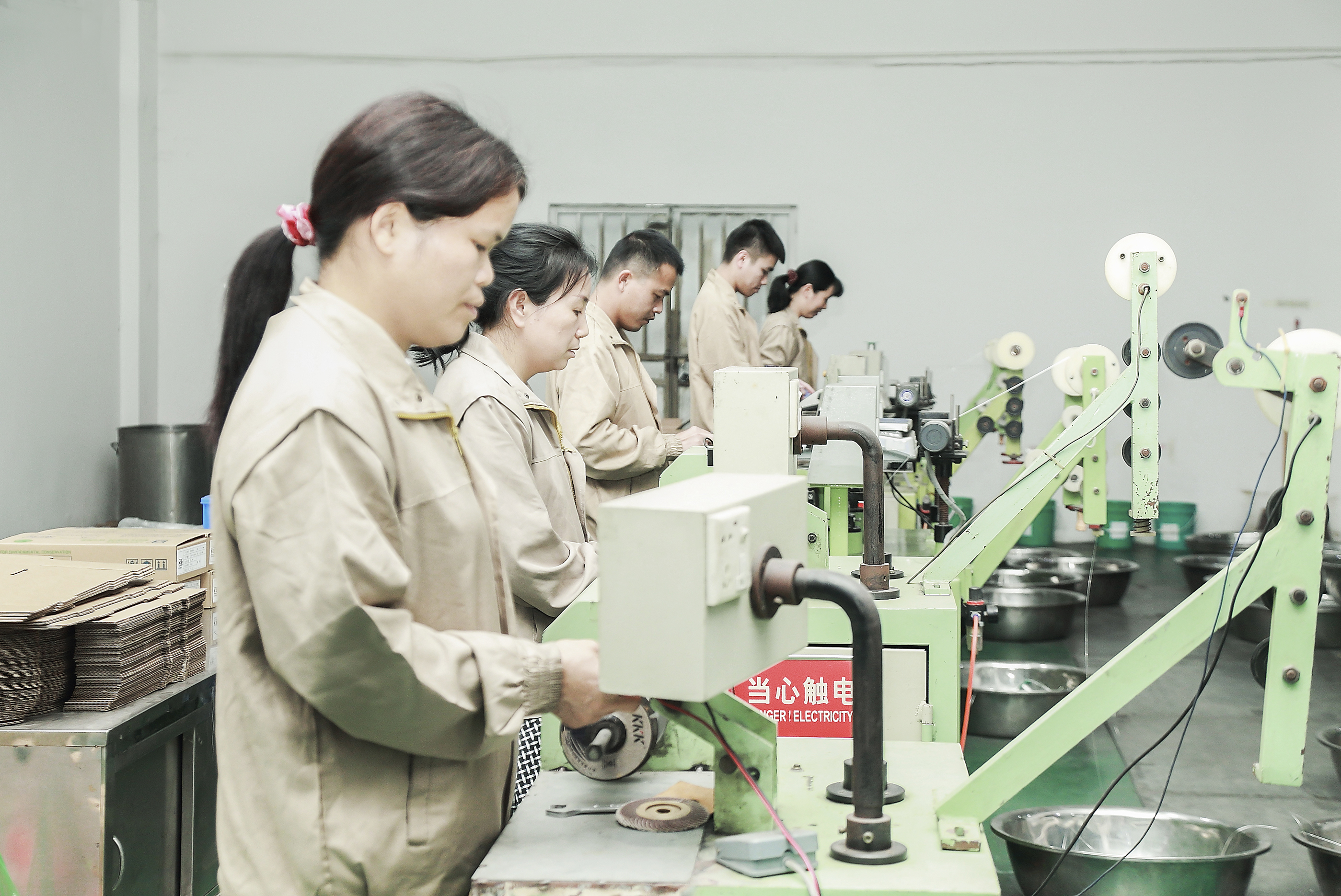 Soldering wire production line