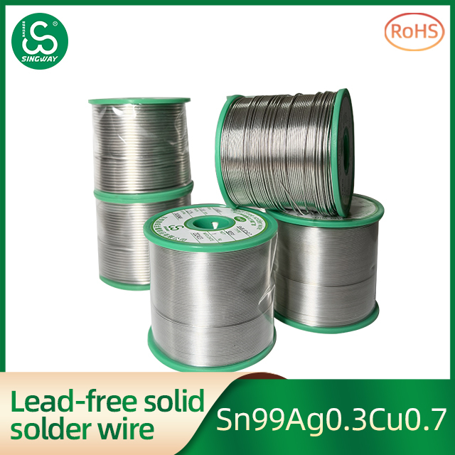 Singway Silver 0.3 Tin wire Lead-free solid core solder wire Sn99Ag0.3Cu0.7