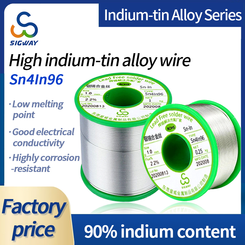 Singway Soldering Factory Tin indium wire Sn4IN96