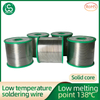 Singway lead-free solid core low temperature solder wire Sn42Bi58