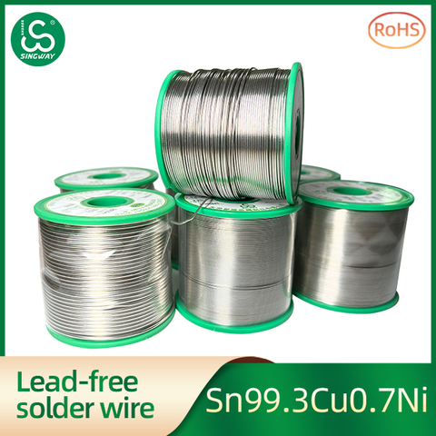 Singway Lead-free tin-copper-nickel solder wire Sn99.3Cu0.7Ni