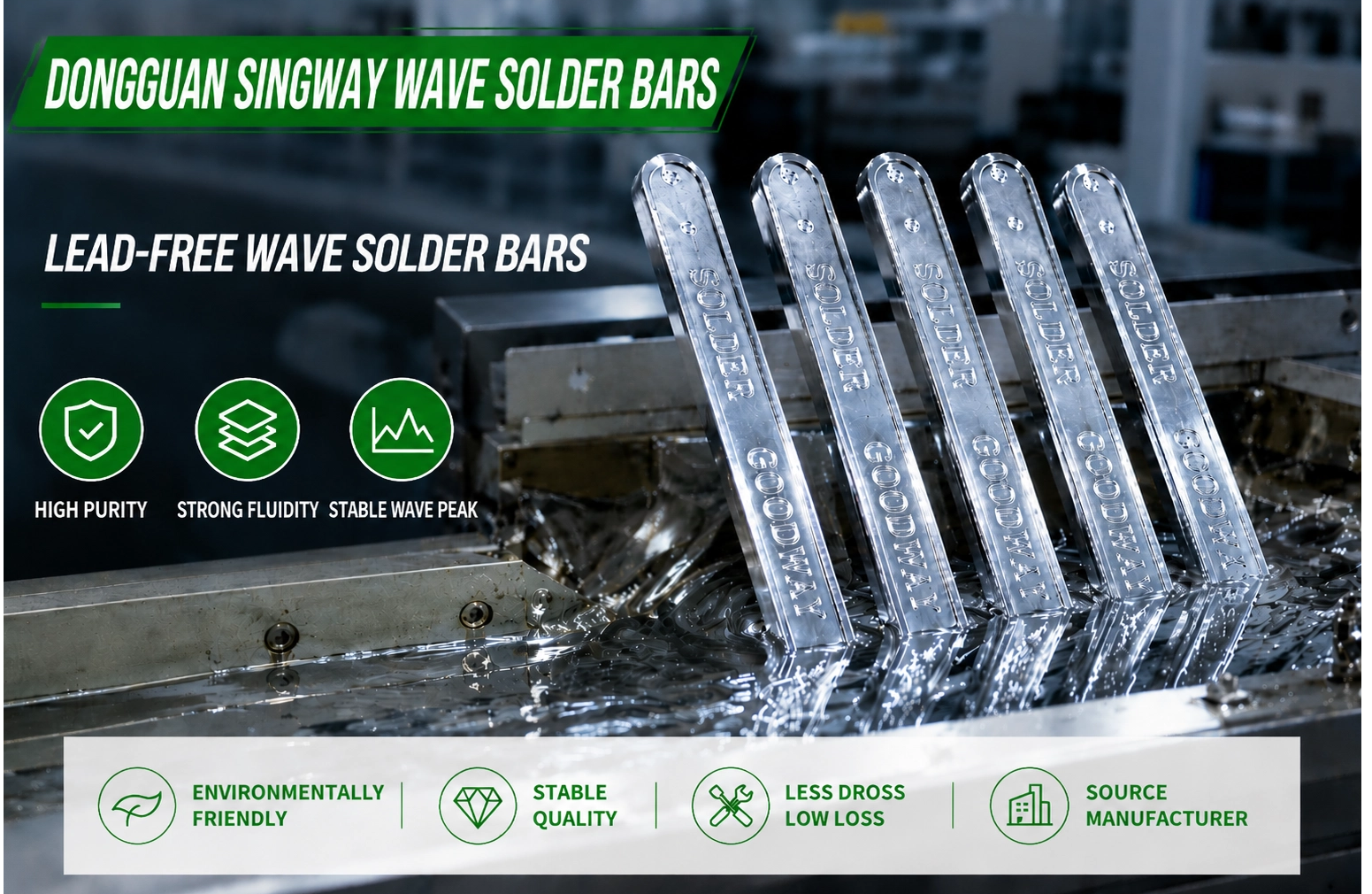 How Lead-Free Wave Soldering Bars Reduce Solder Dross? A Soldering Bar Manufacturer Tells You the Answer